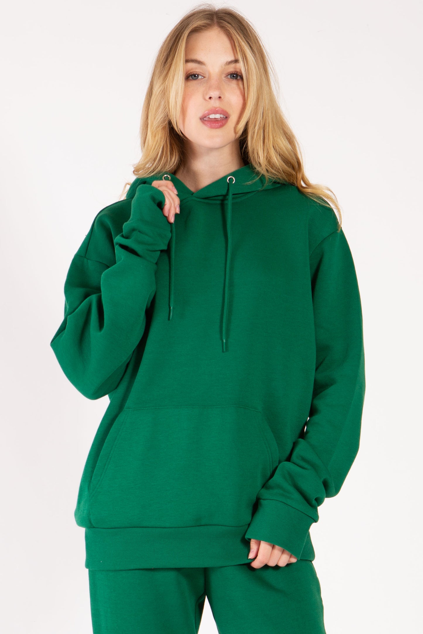 Oversized Fleece Pullover Hoodie