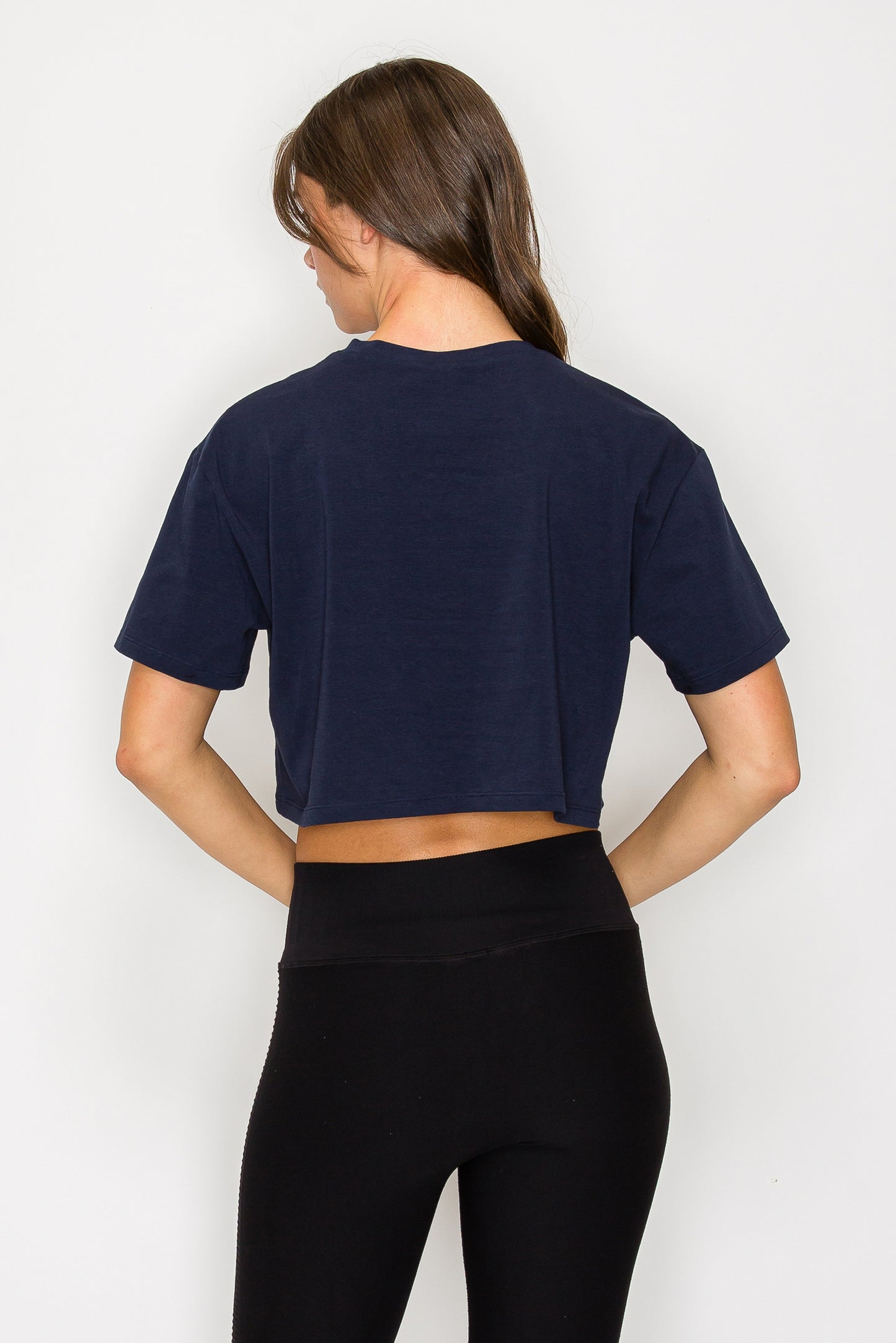 Oversized Short Sleeve Cropped T-Shirt