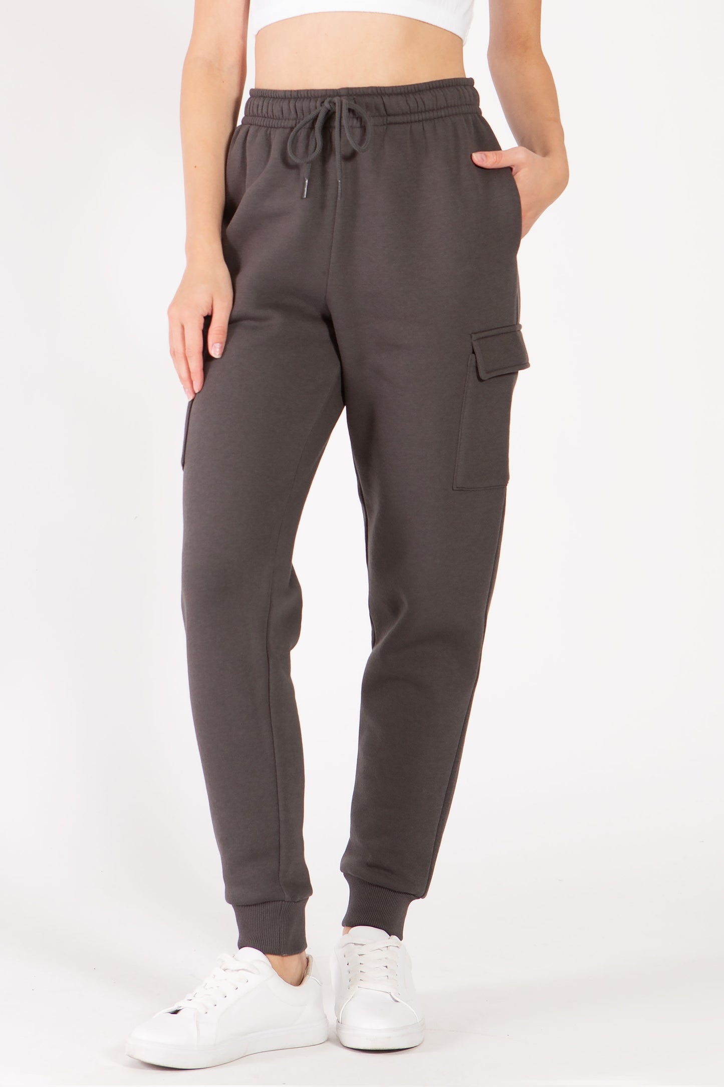 Fleece Cargo Jogger Sweatpants