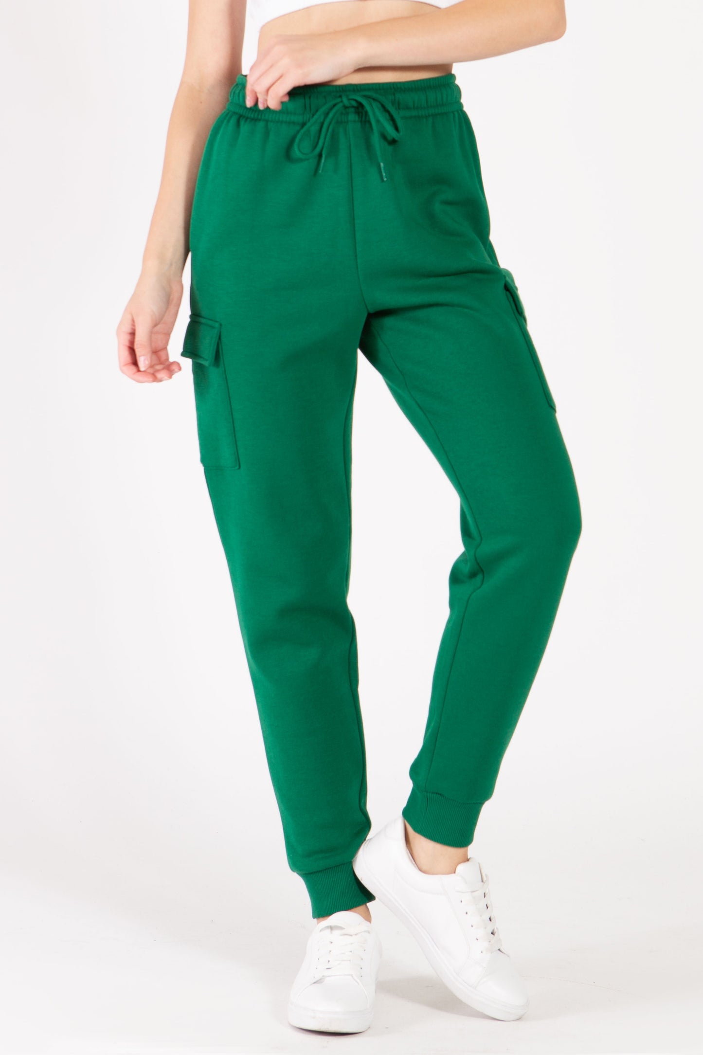 Fleece Cargo Jogger Sweatpants