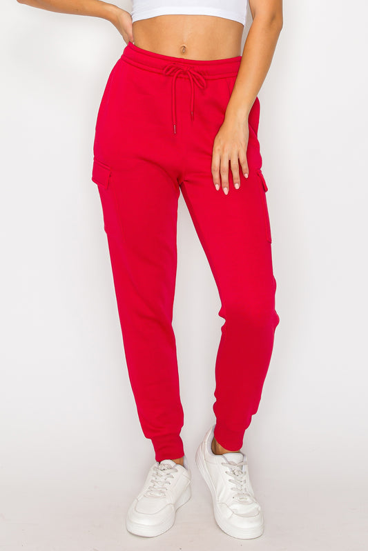 Fleece Cargo Jogger Sweatpants