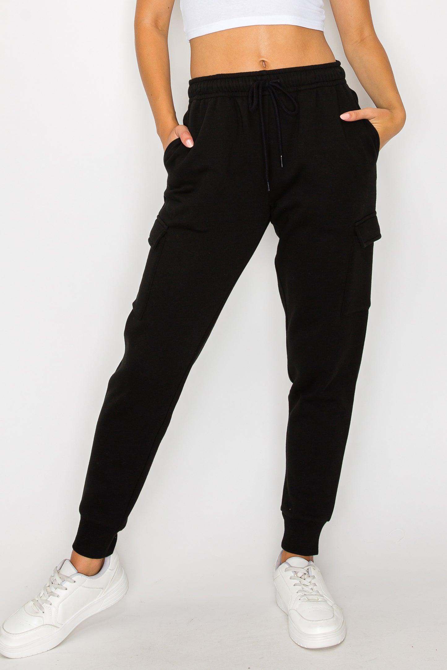 Fleece Cargo Jogger Sweatpants
