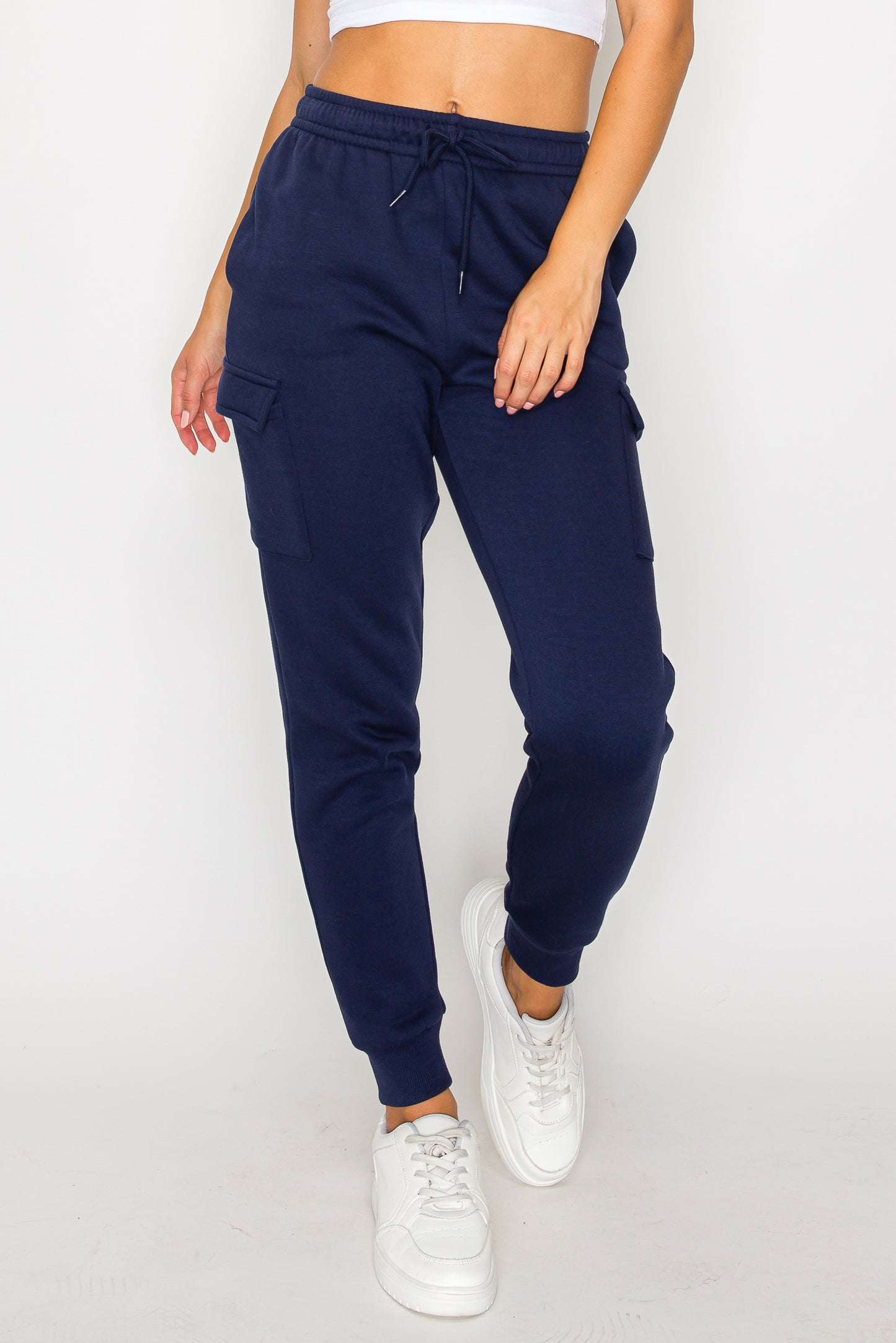 Fleece Cargo Jogger Sweatpants