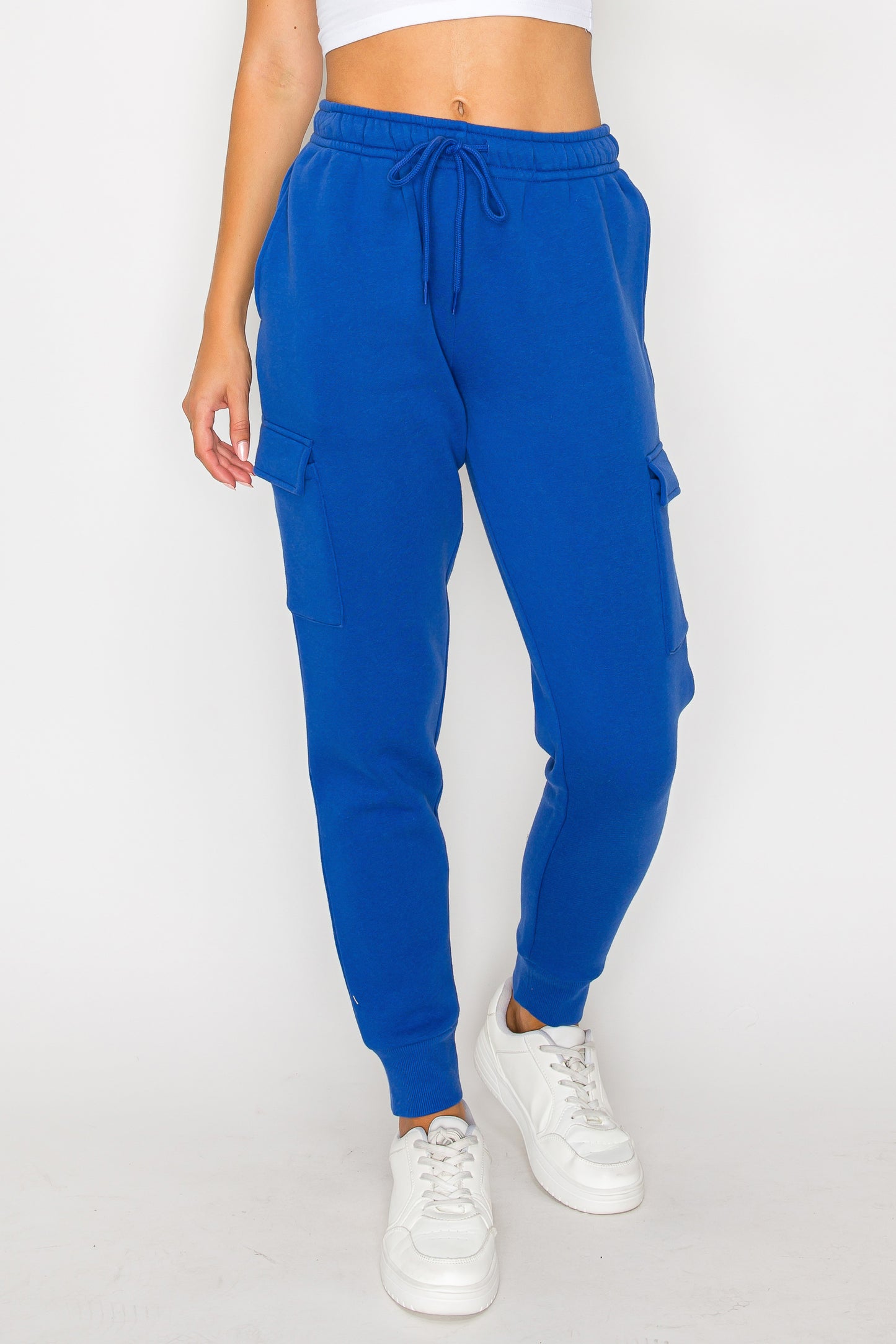 Fleece Cargo Jogger Sweatpants