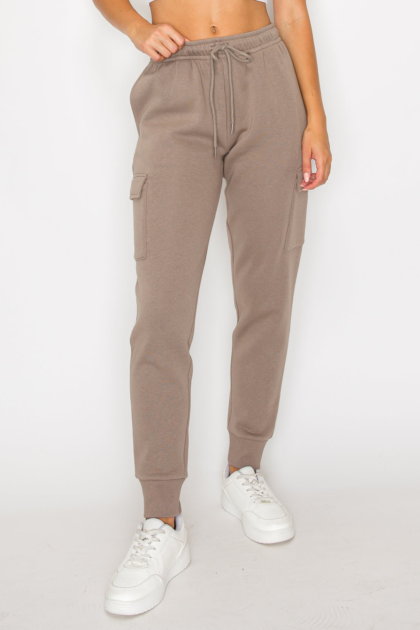 Fleece Cargo Jogger Sweatpants