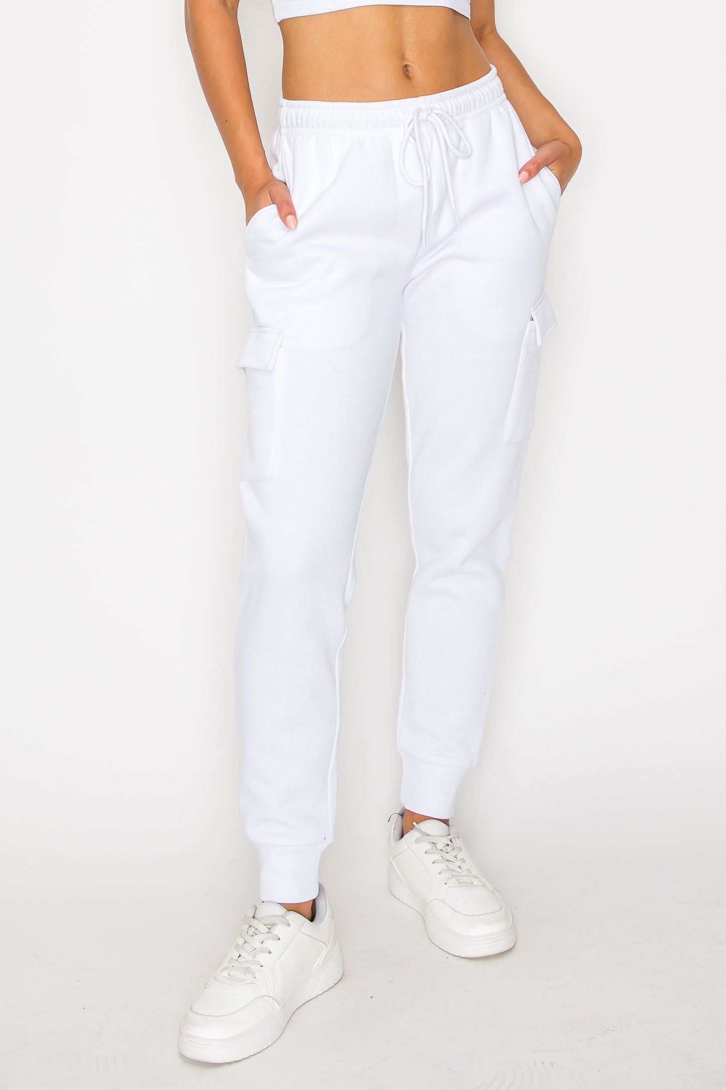 Fleece Cargo Jogger Sweatpants