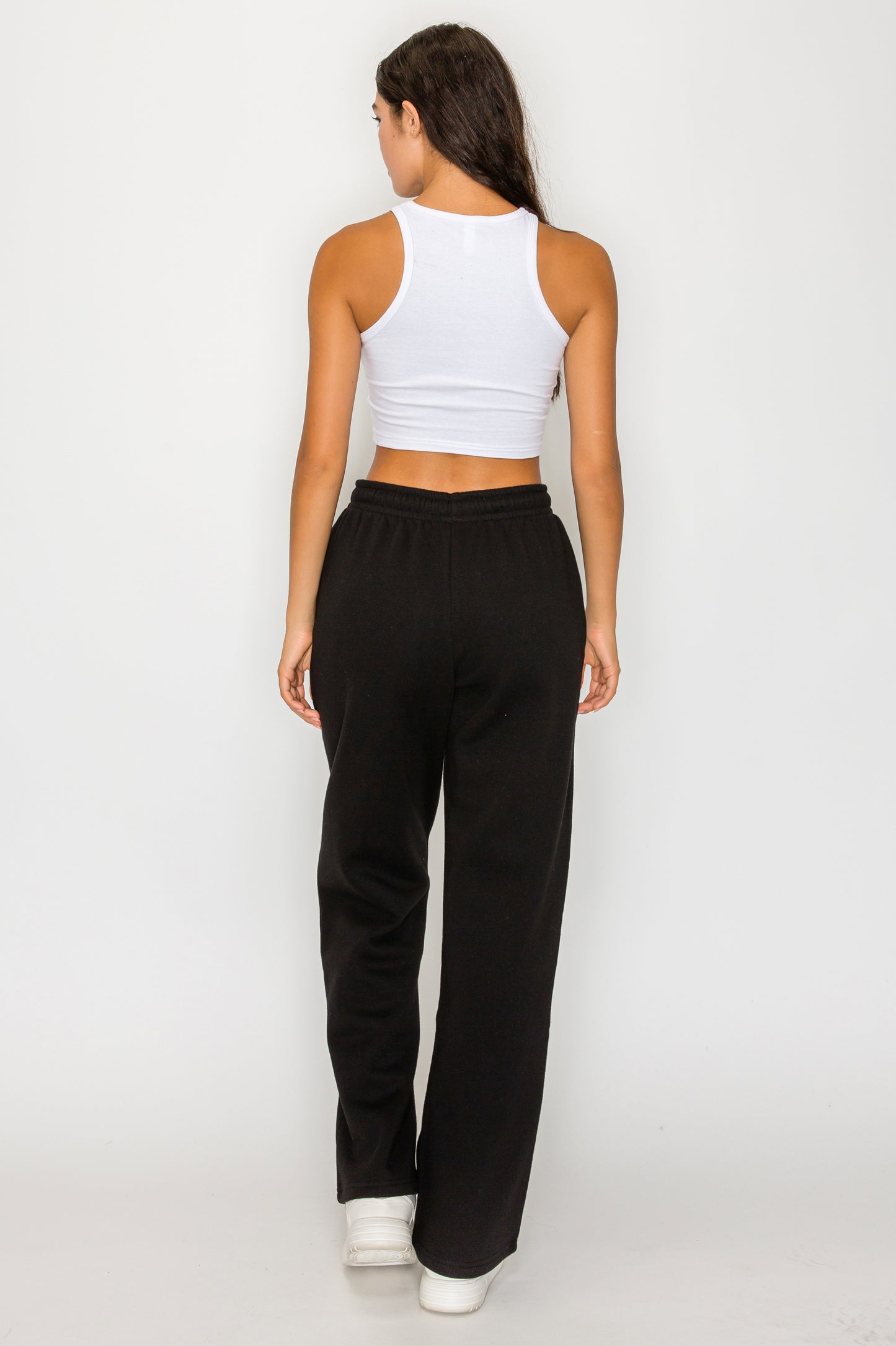 Straight Leg Fleece Sweatpants