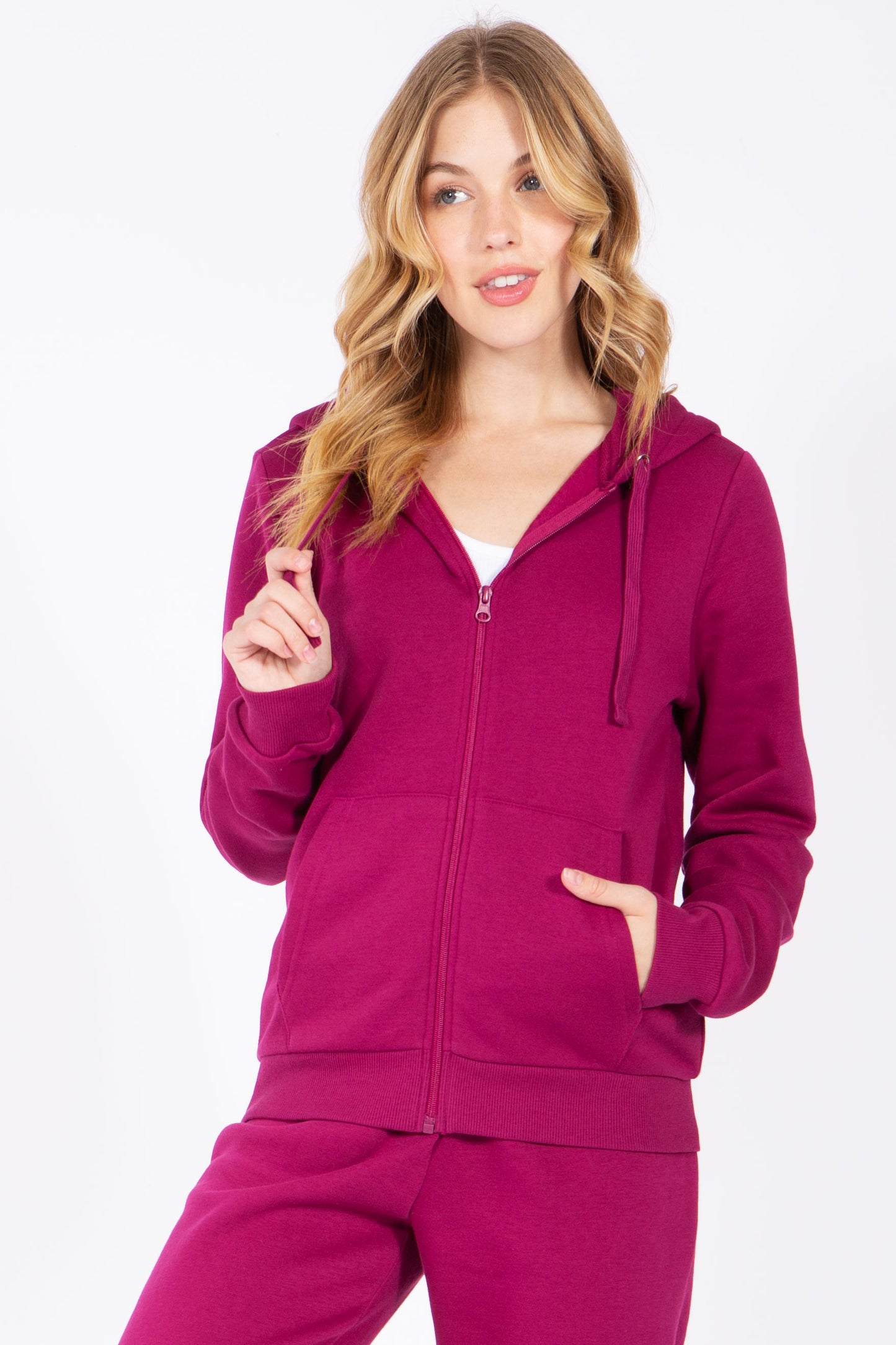 Fleece Zipper Jacket Hoodie