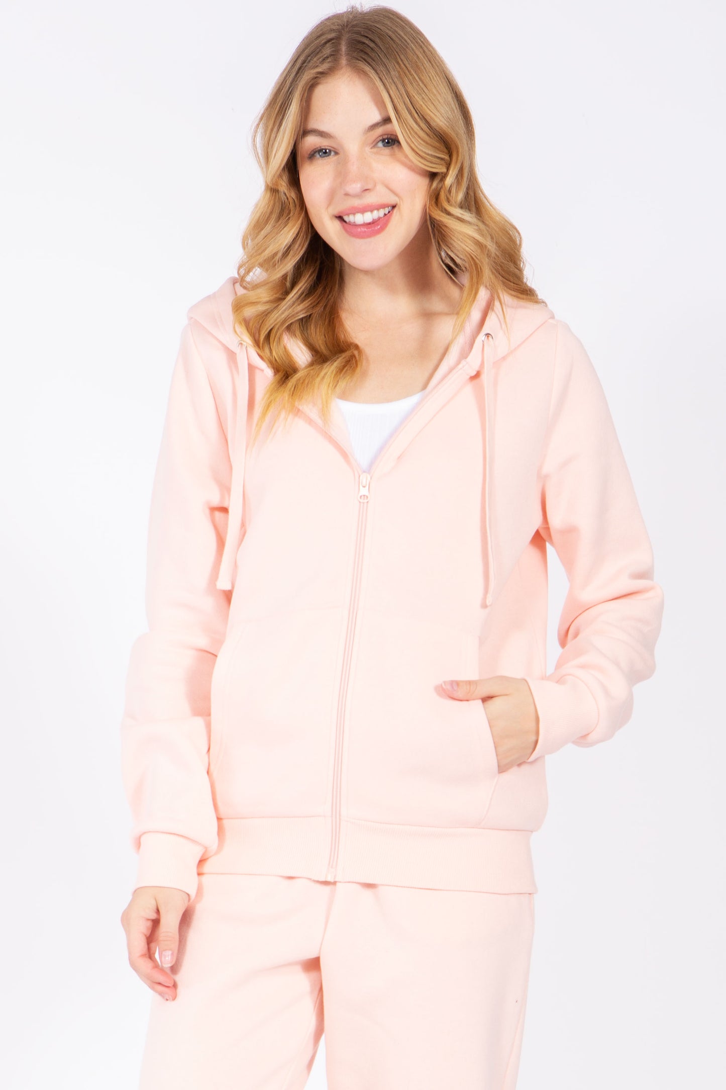 Fleece Zipper Jacket Hoodie