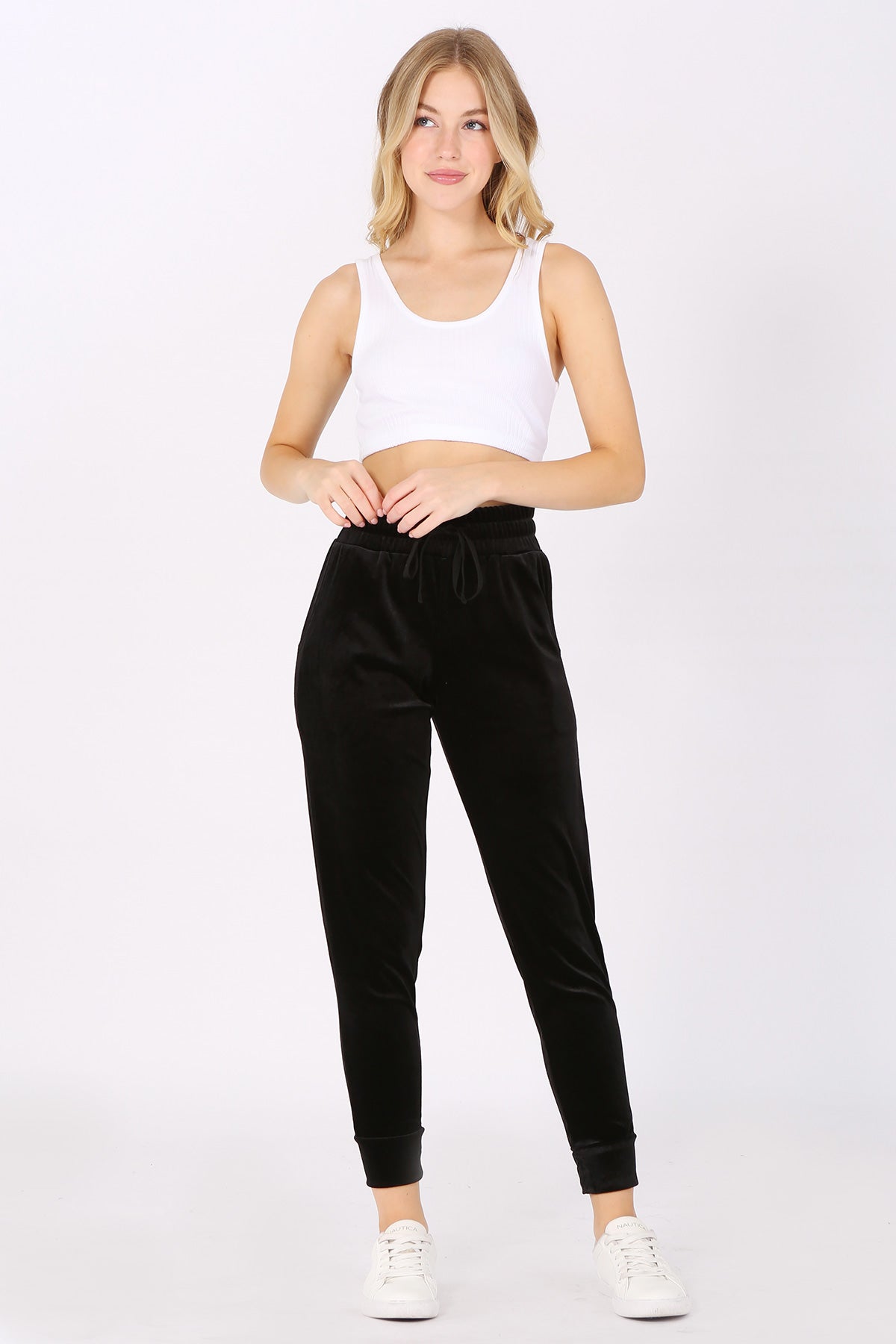 Velour Jogger Sweatpants