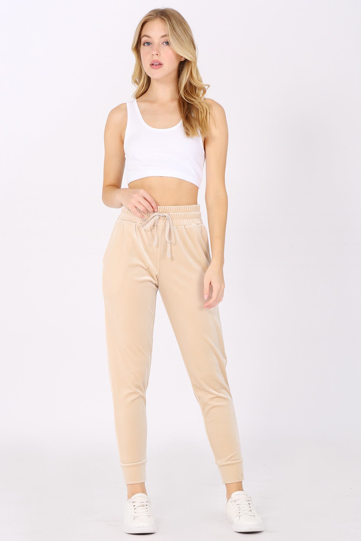 Velour Jogger Sweatpants