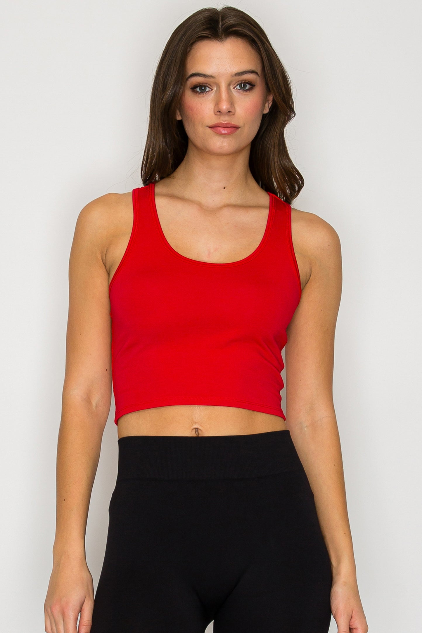 Crop Racerback Tank Top