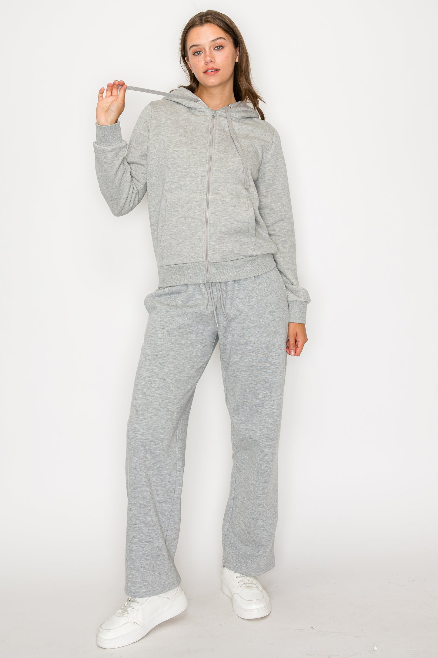 Fleece Zipper Jacket Hoodie