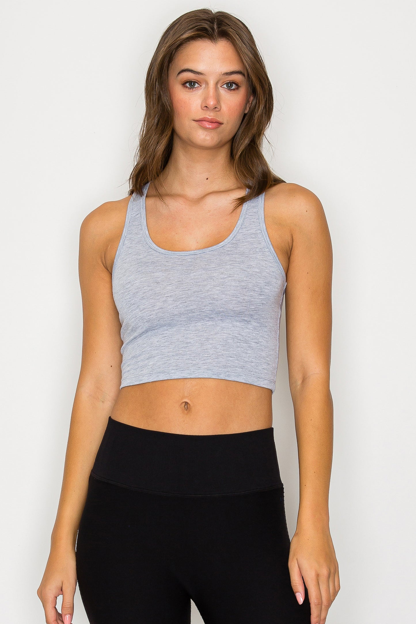 Crop Racerback Tank Top