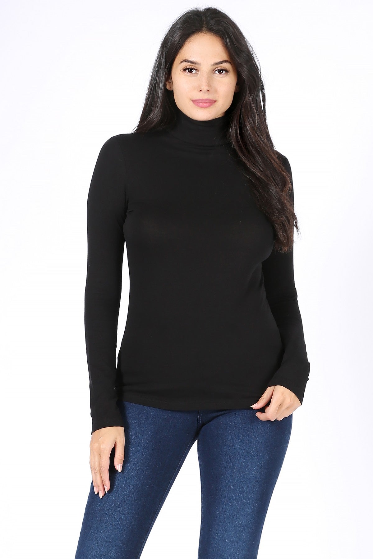 Long Sleeve Turtle Neck T-Shirt