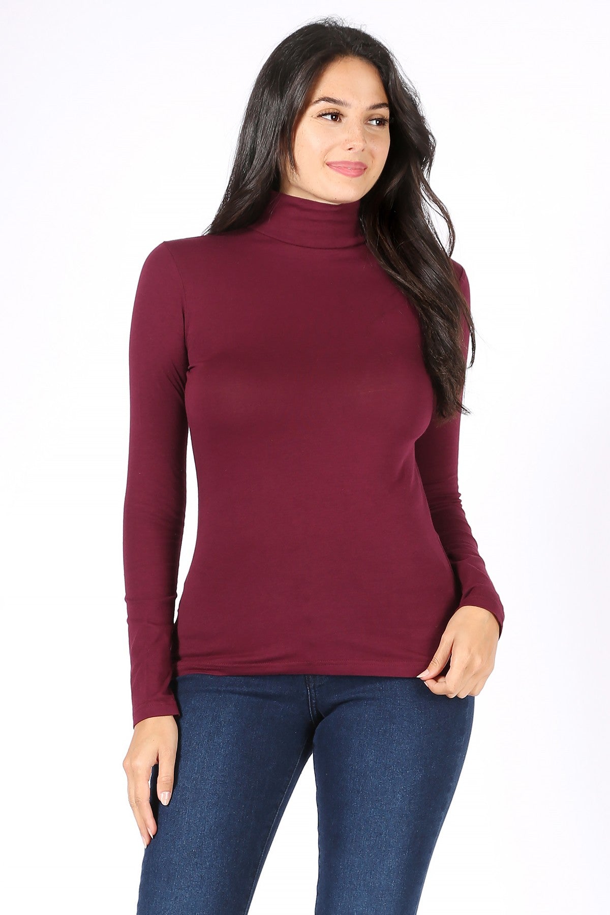 Long Sleeve Turtle Neck T-Shirt