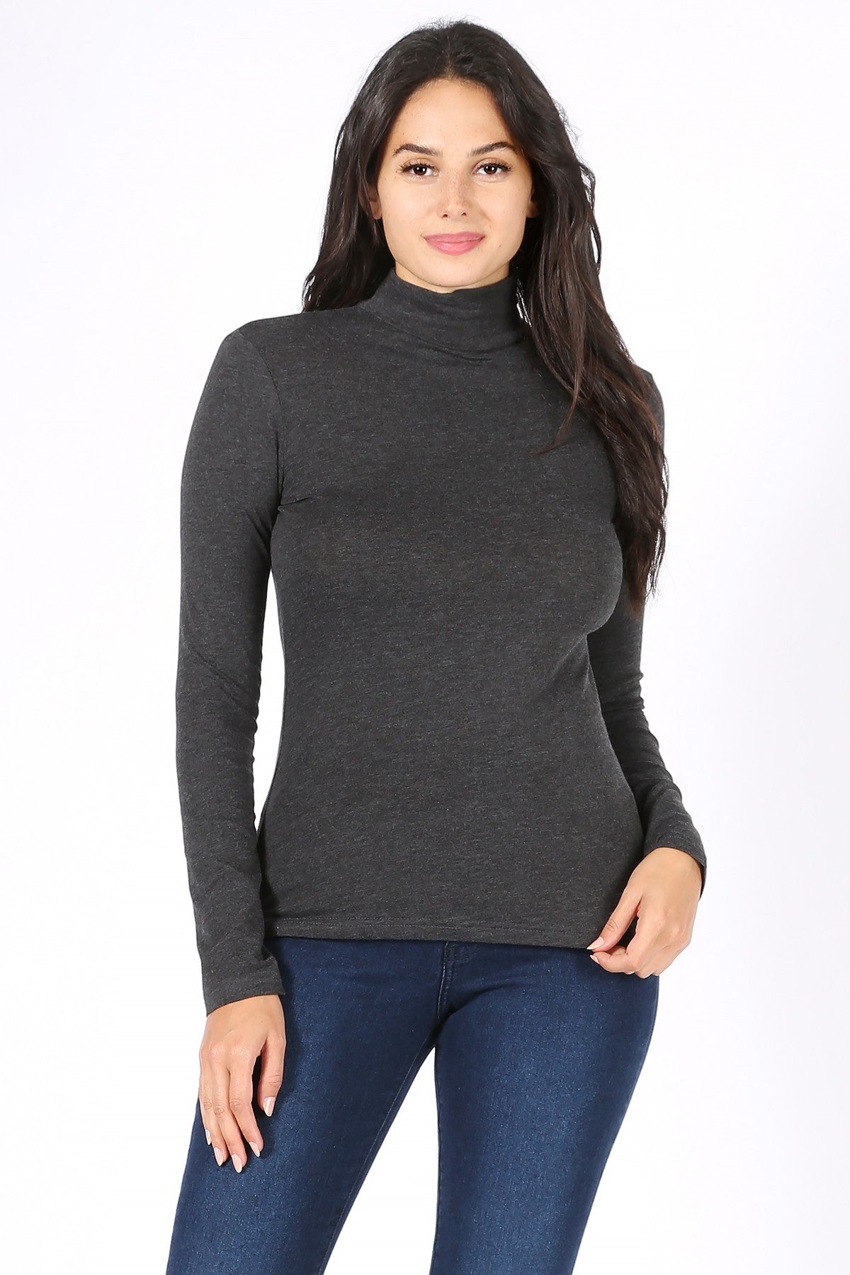 Long Sleeve Turtle Neck T-Shirt