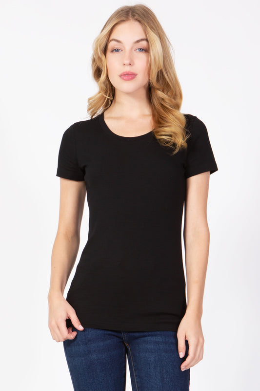 Short Sleeve Round Neck T-Shirt