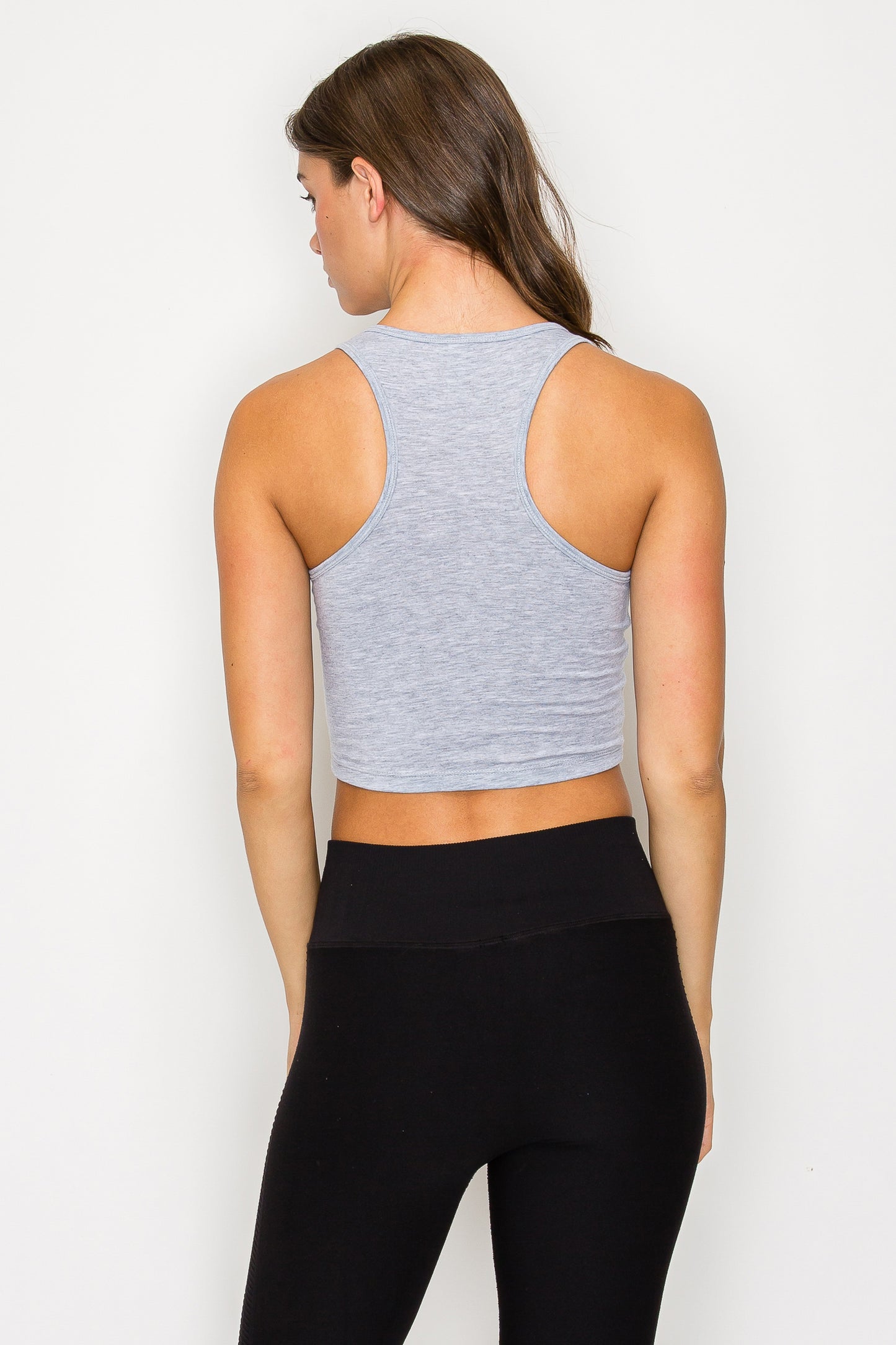 Crop Racerback Tank Top