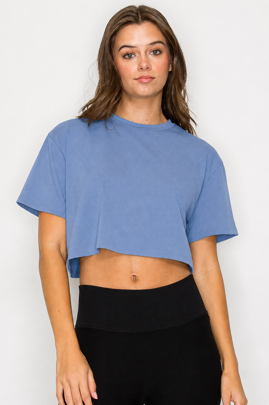 Oversized Short Sleeve Cropped T-Shirt