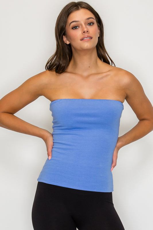 Double Layered Long Tube Top