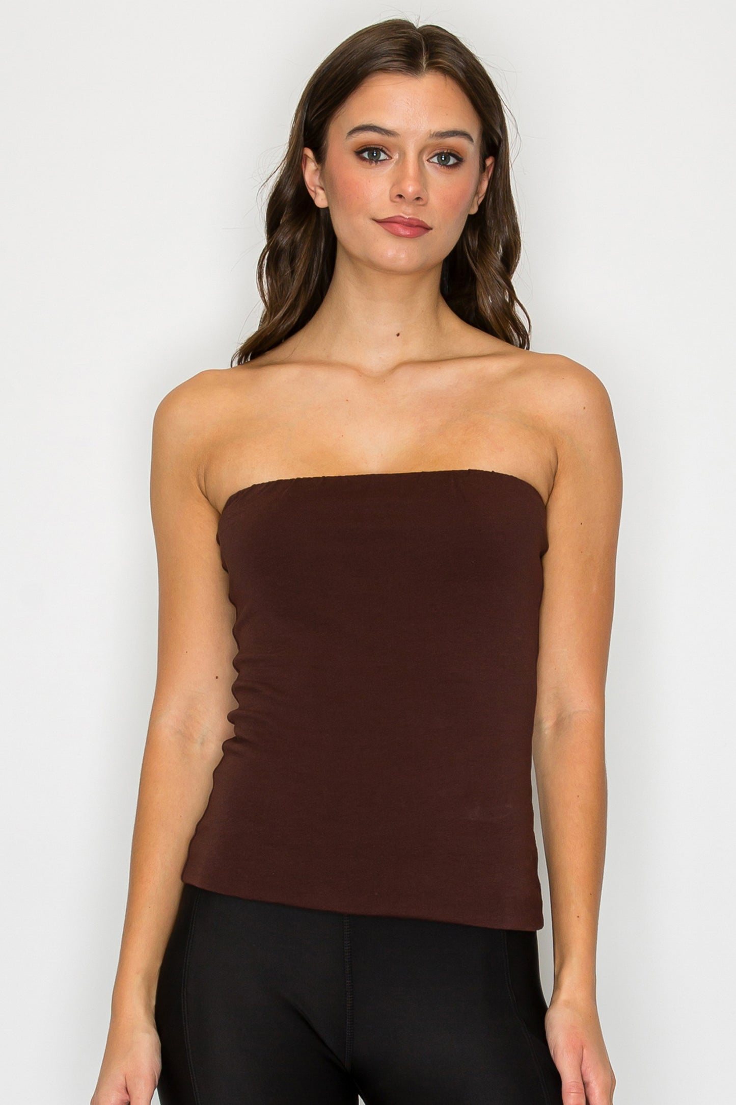 Double Layered Long Tube Top
