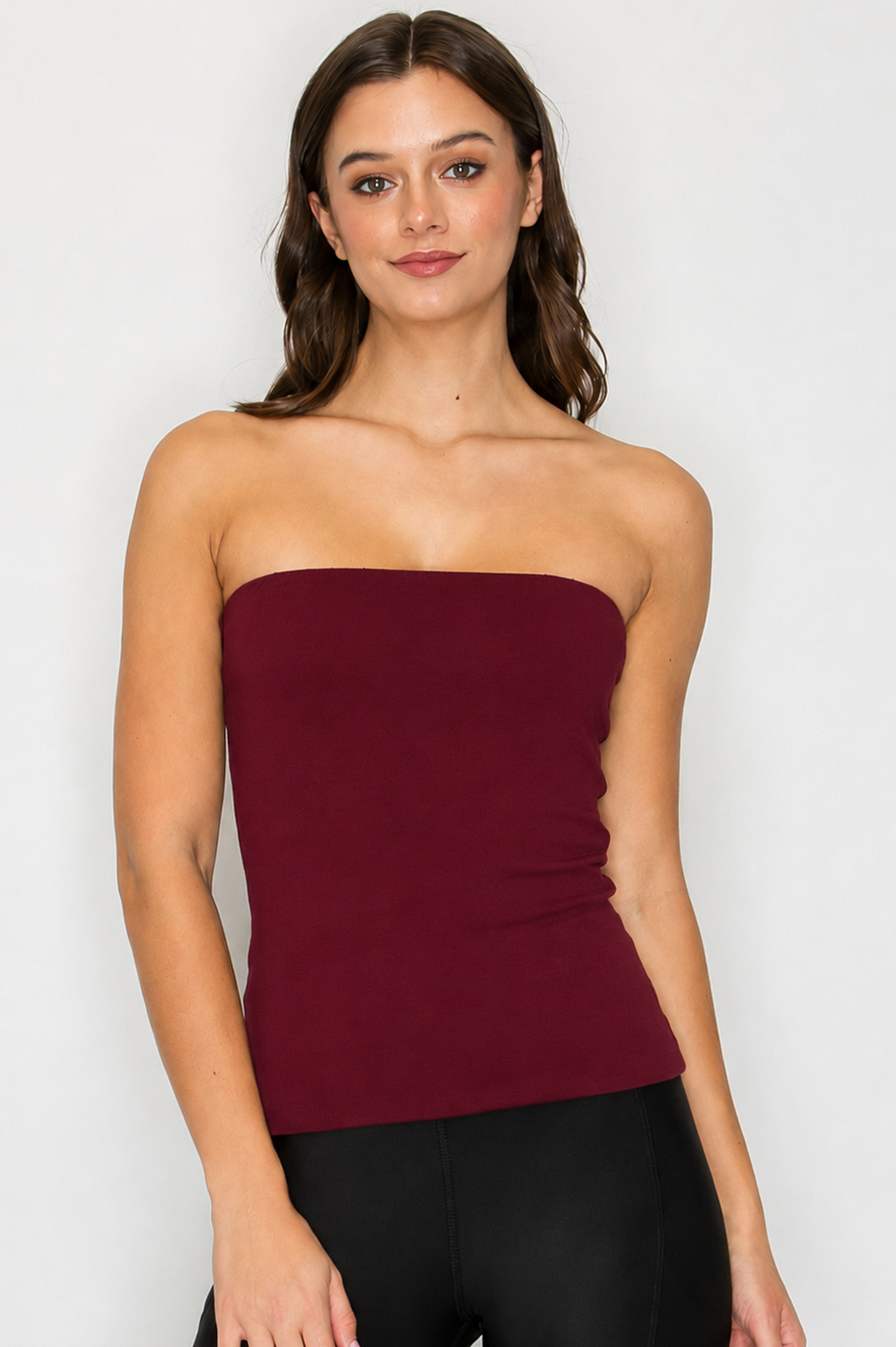 Double Layered Long Tube Top