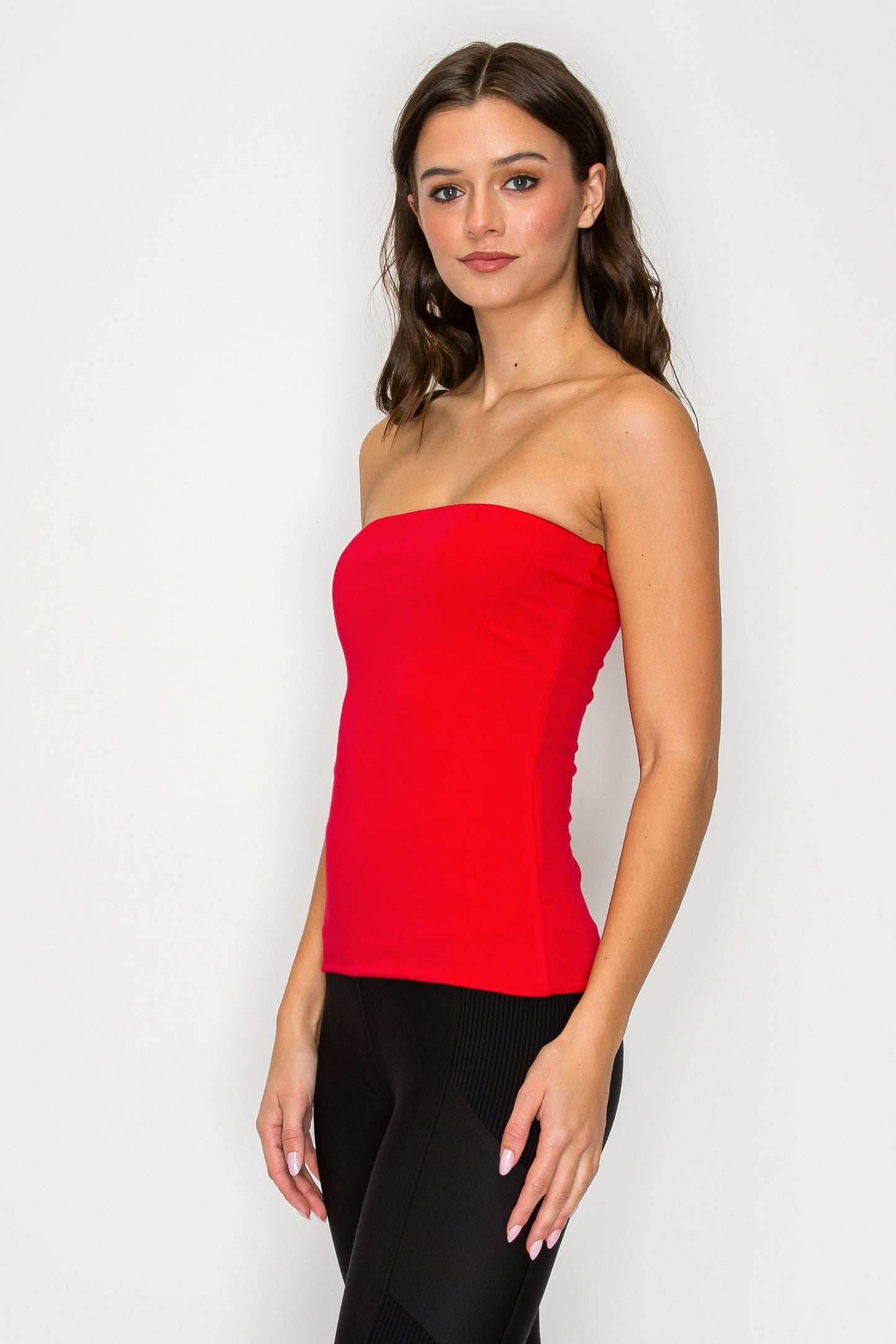 Double Layered Long Tube Top