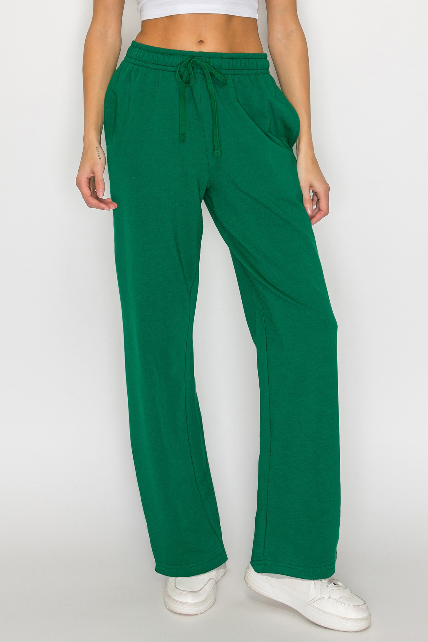 French Terry Straight Leg Sweatpants
