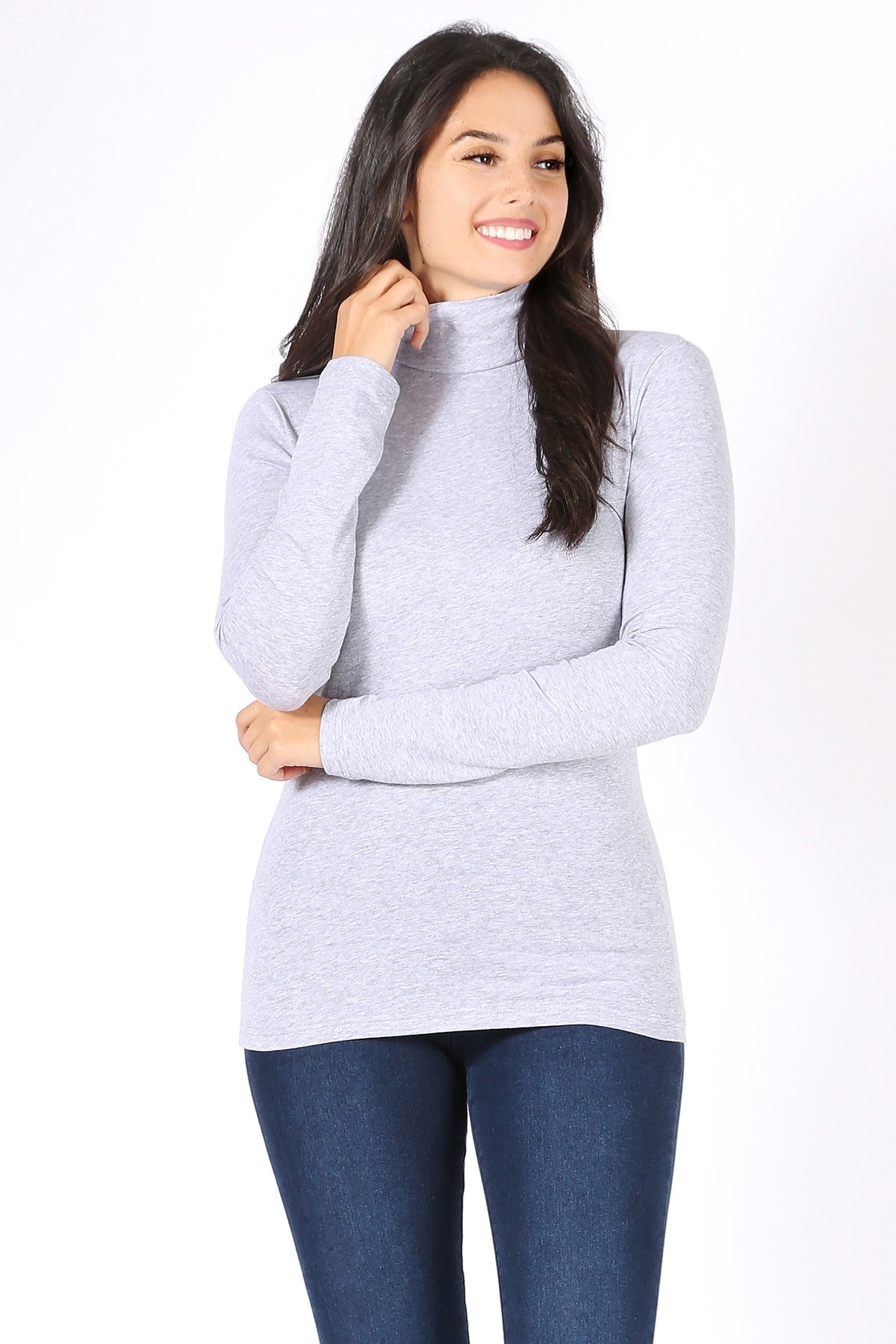 Long Sleeve Turtle Neck T-Shirt