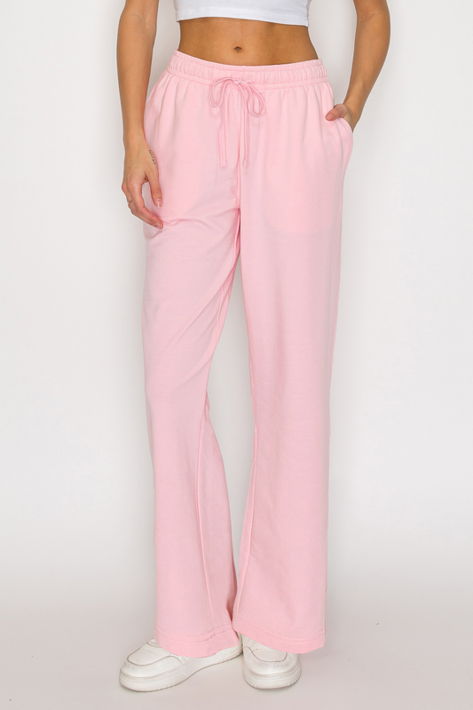 French Terry Straight Leg Sweatpants
