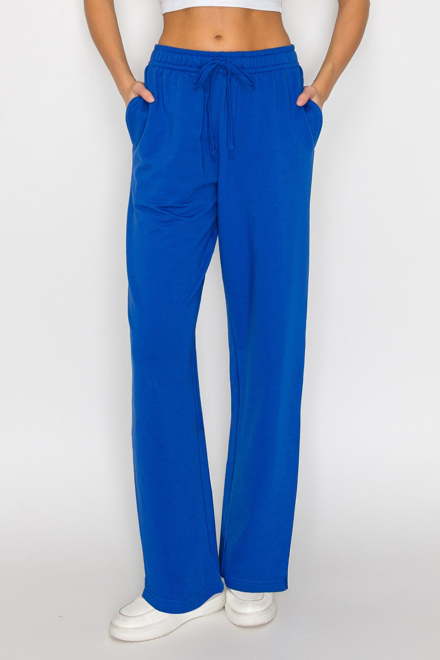 French Terry Straight Leg Sweatpants