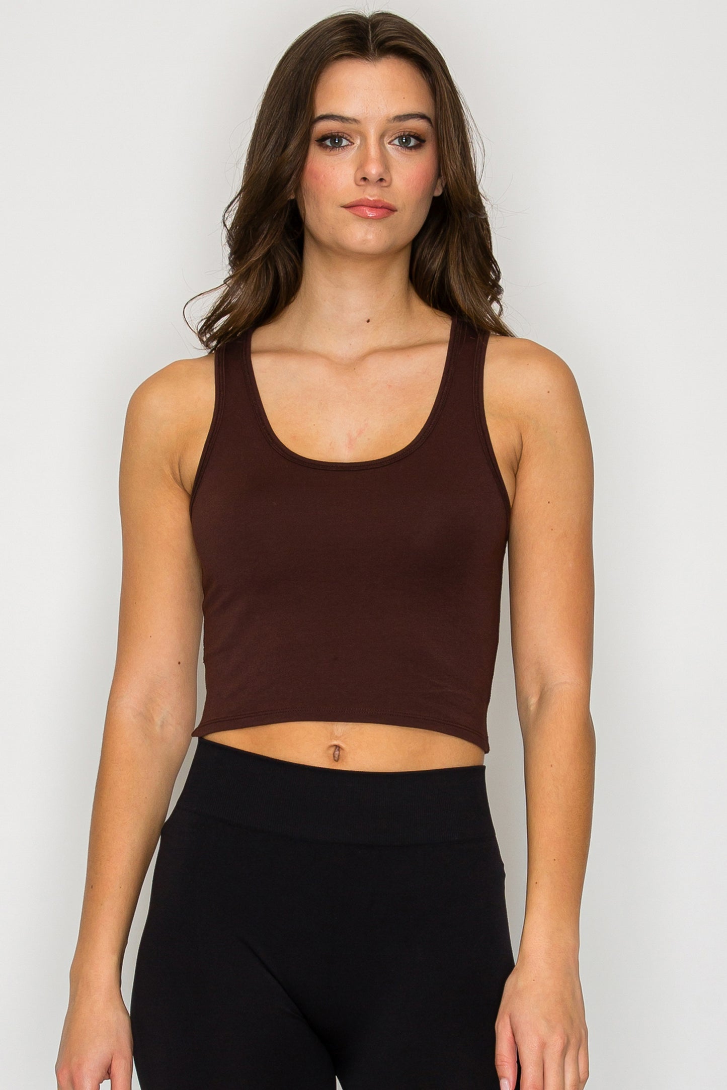 Crop Racerback Tank Top