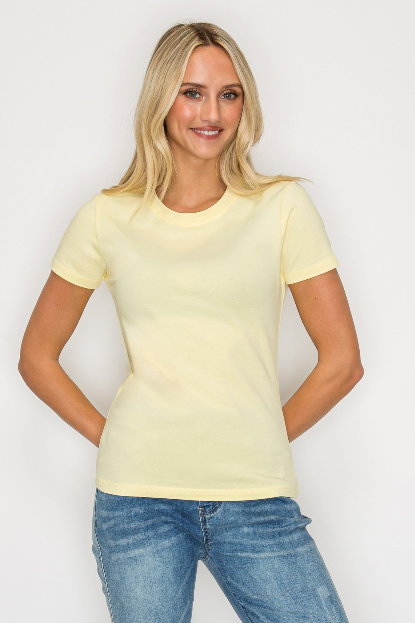 Short Sleeve Round Neck T-Shirt (Plus Size)