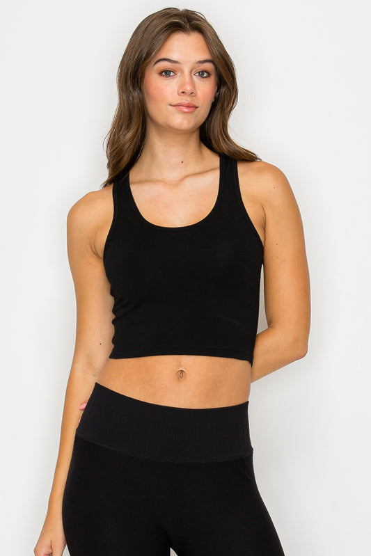 Crop Racerback Tank Top