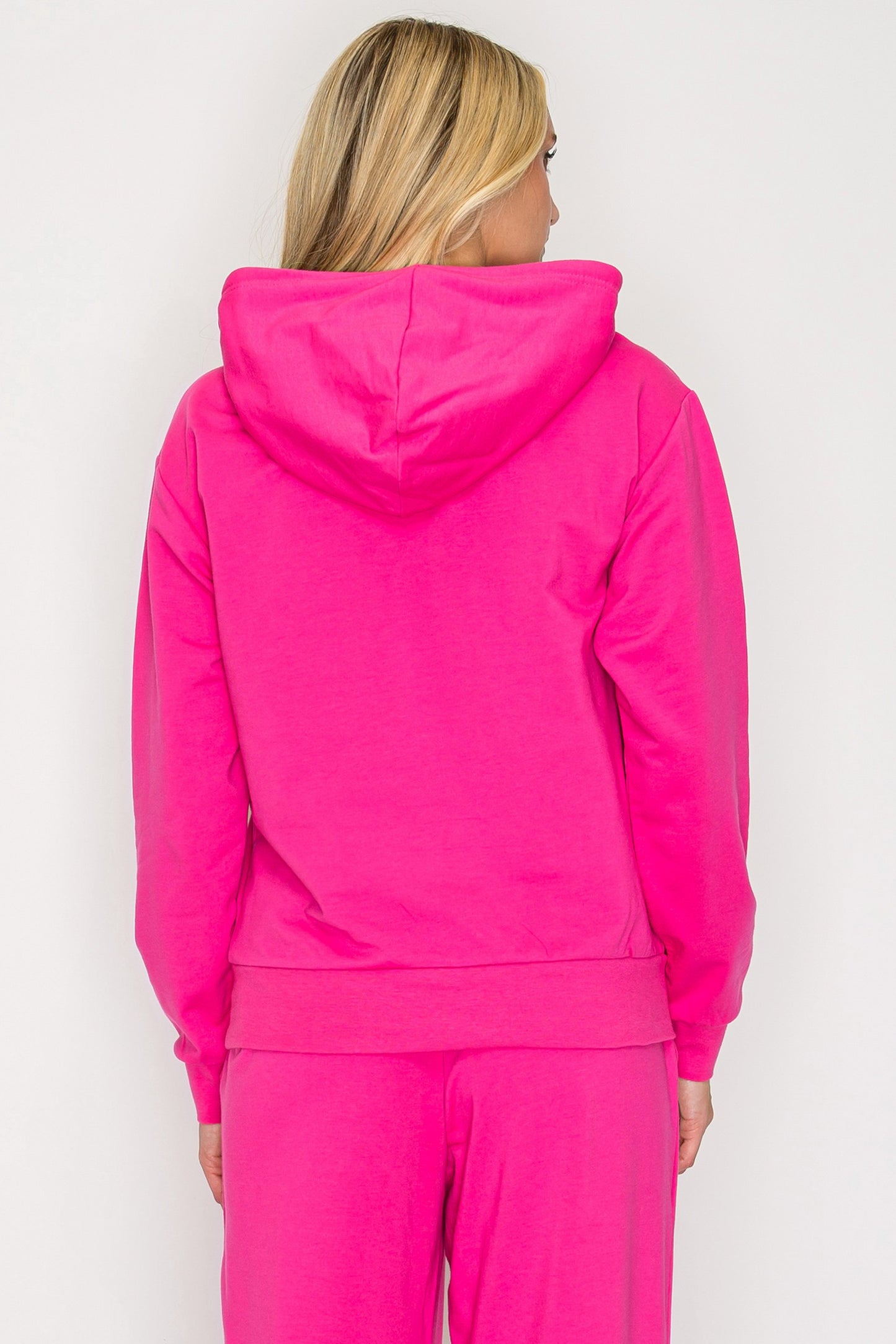 French Terry Pullover Hoodie w/ California Print