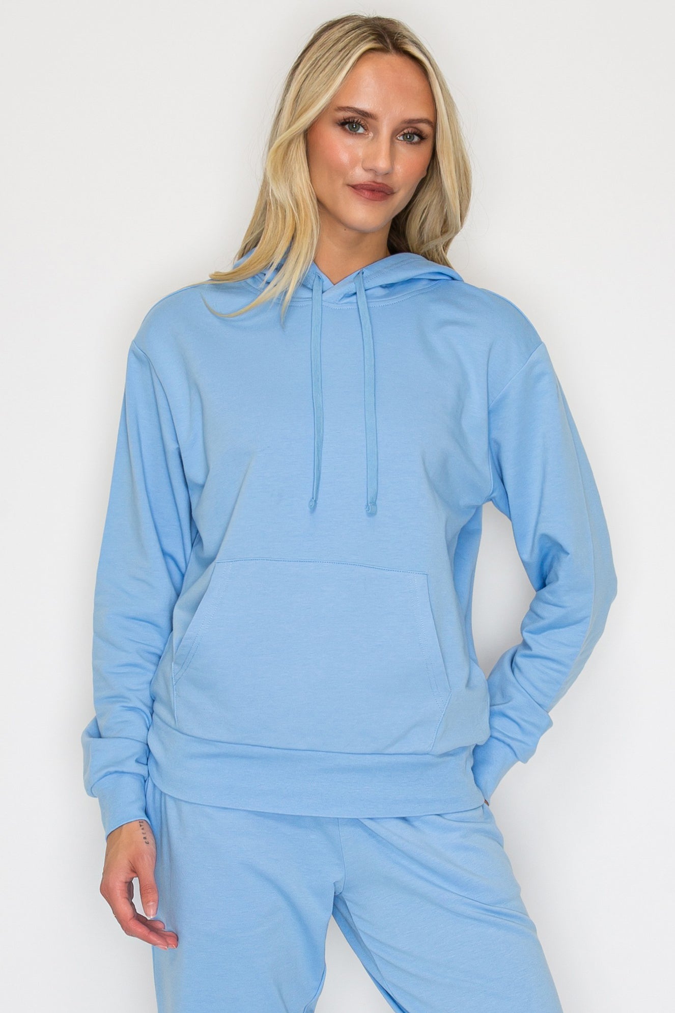 French Terry Pullover Hoodie
