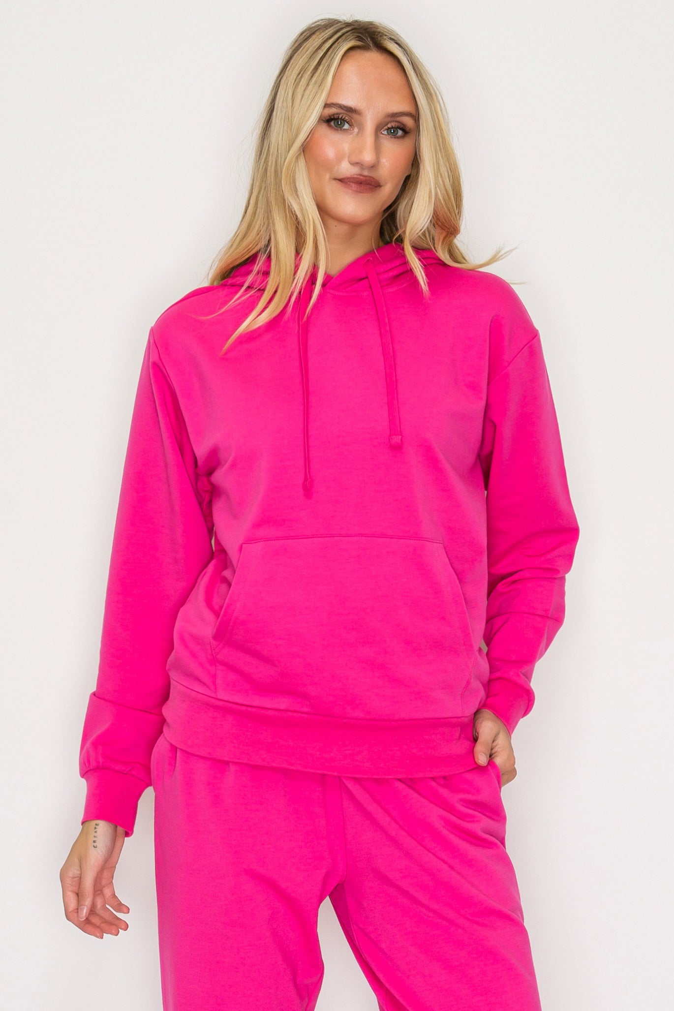 French Terry Pullover Hoodie