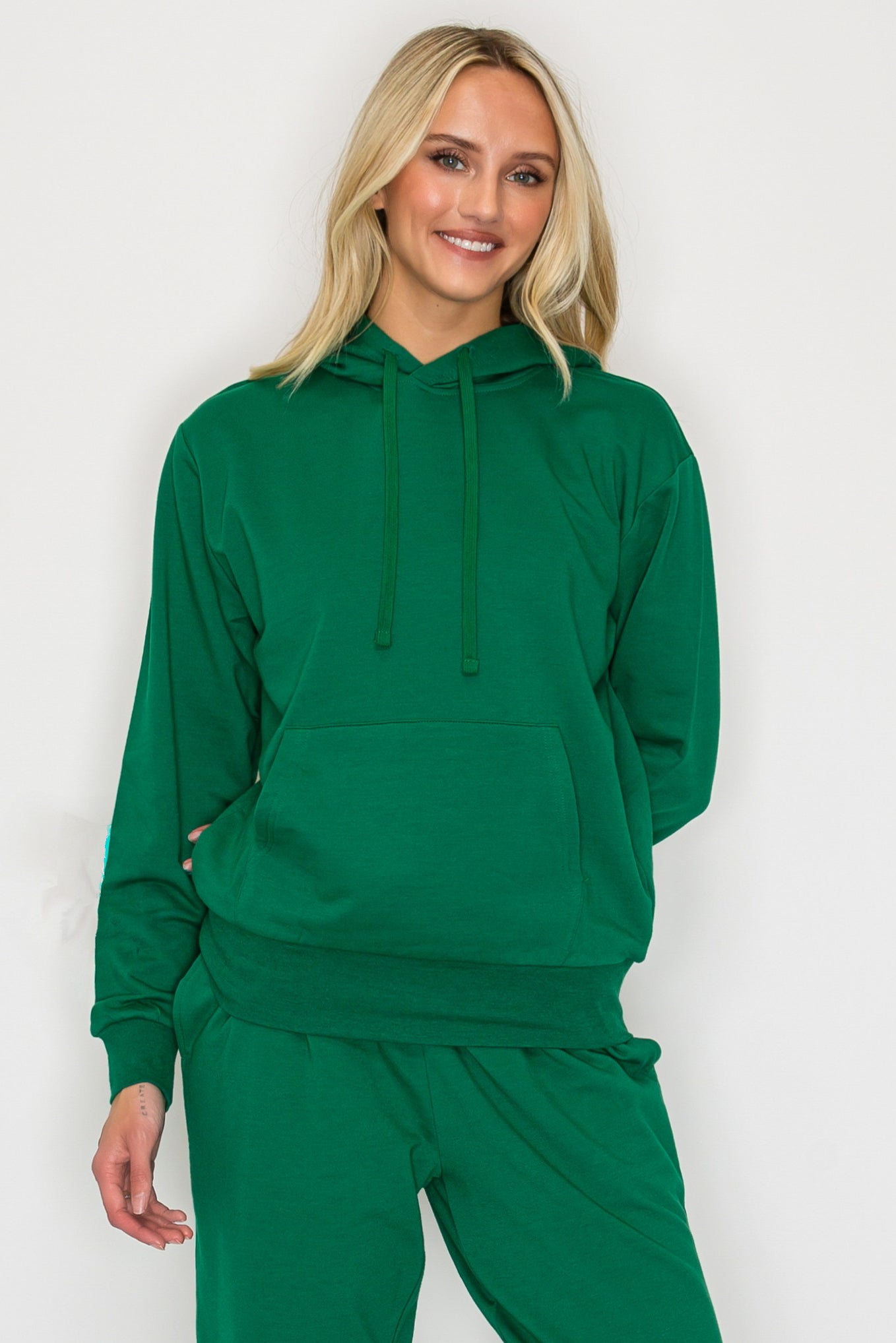 French Terry Pullover Hoodie