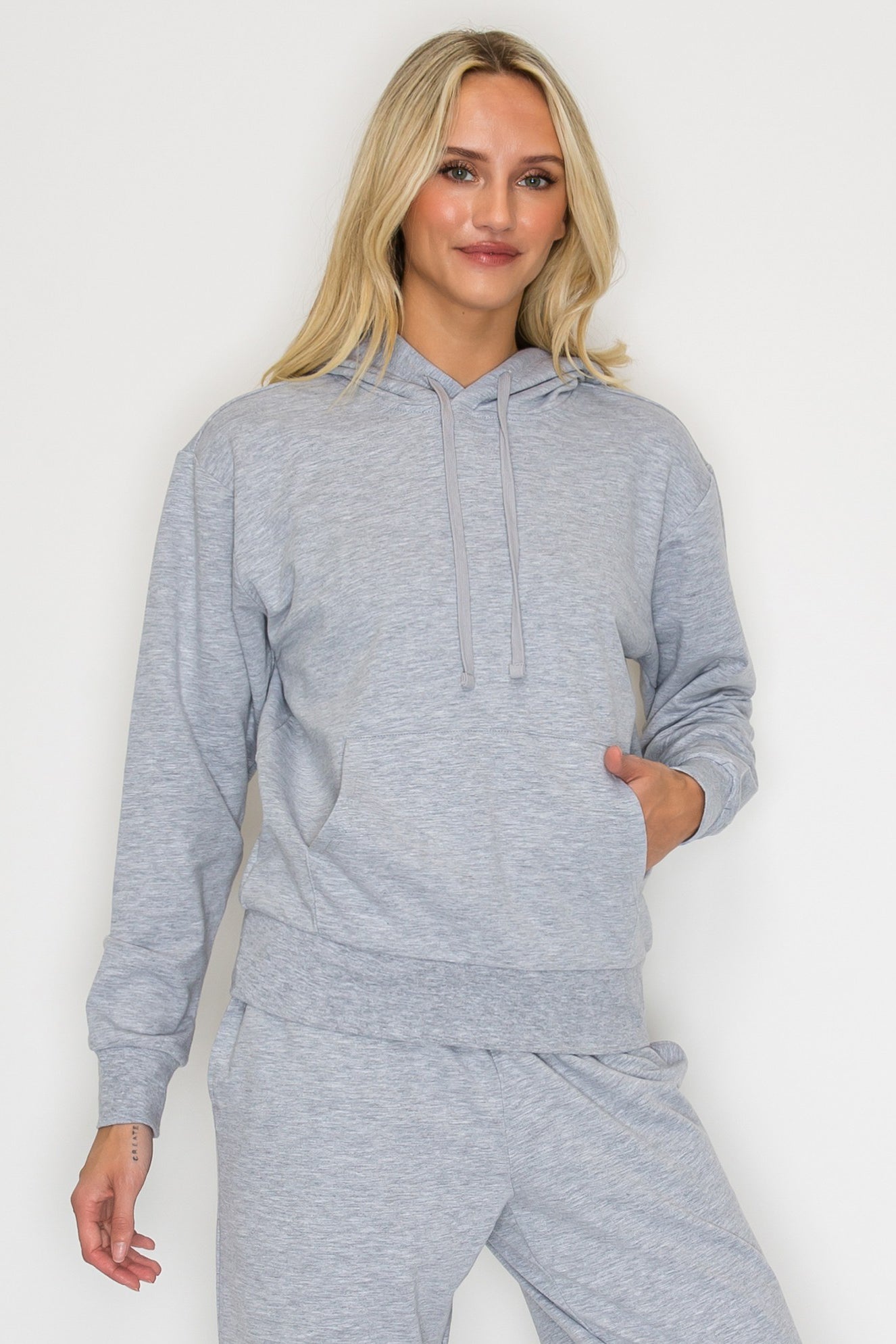 French Terry Pullover Hoodie