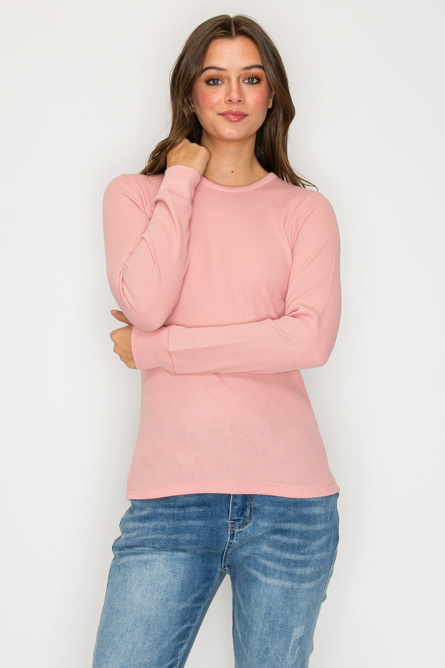 Long Sleeve Round Neck Thermal Top
