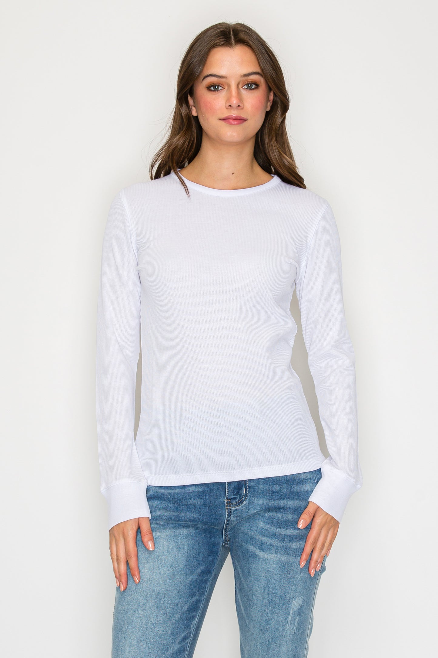 Long Sleeve Round Neck Thermal Top
