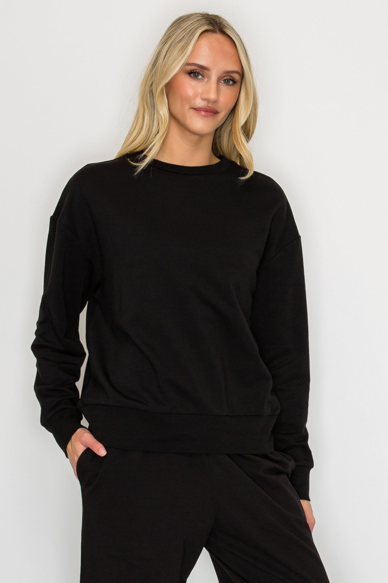 Relaxed French Terry Crewneck Sweatshirt