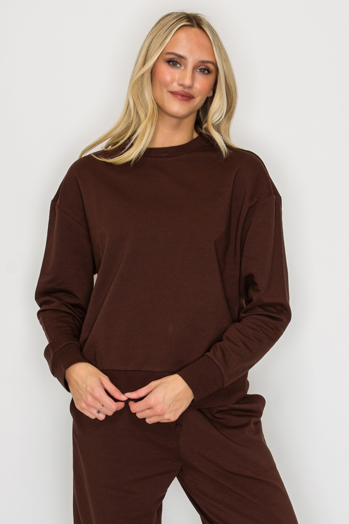 Relaxed French Terry Crewneck Sweatshirt