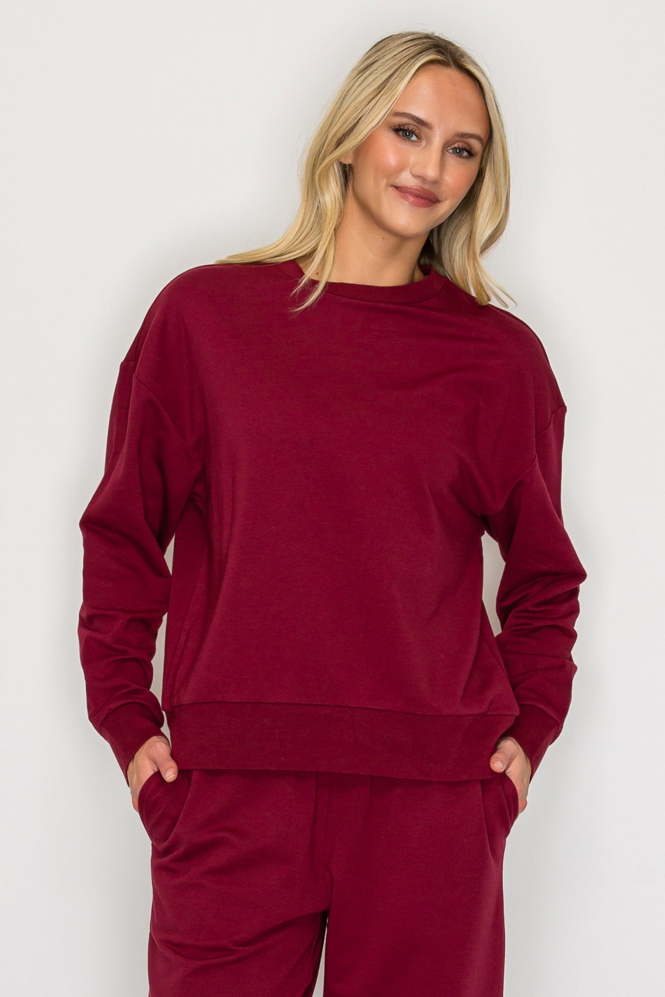 Relaxed French Terry Crewneck Sweatshirt