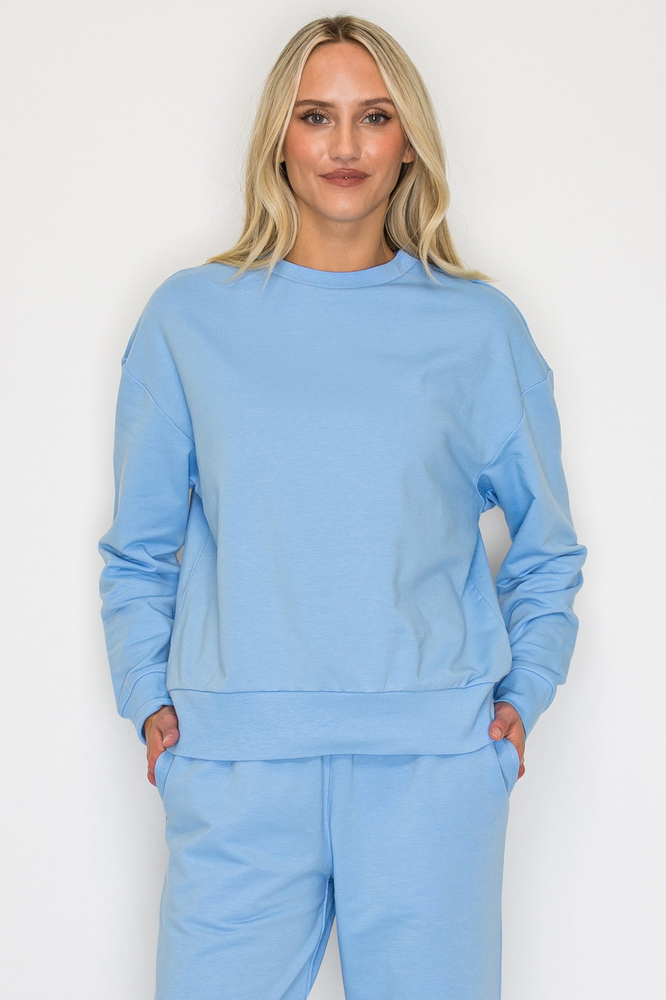 Relaxed French Terry Crewneck Sweatshirt