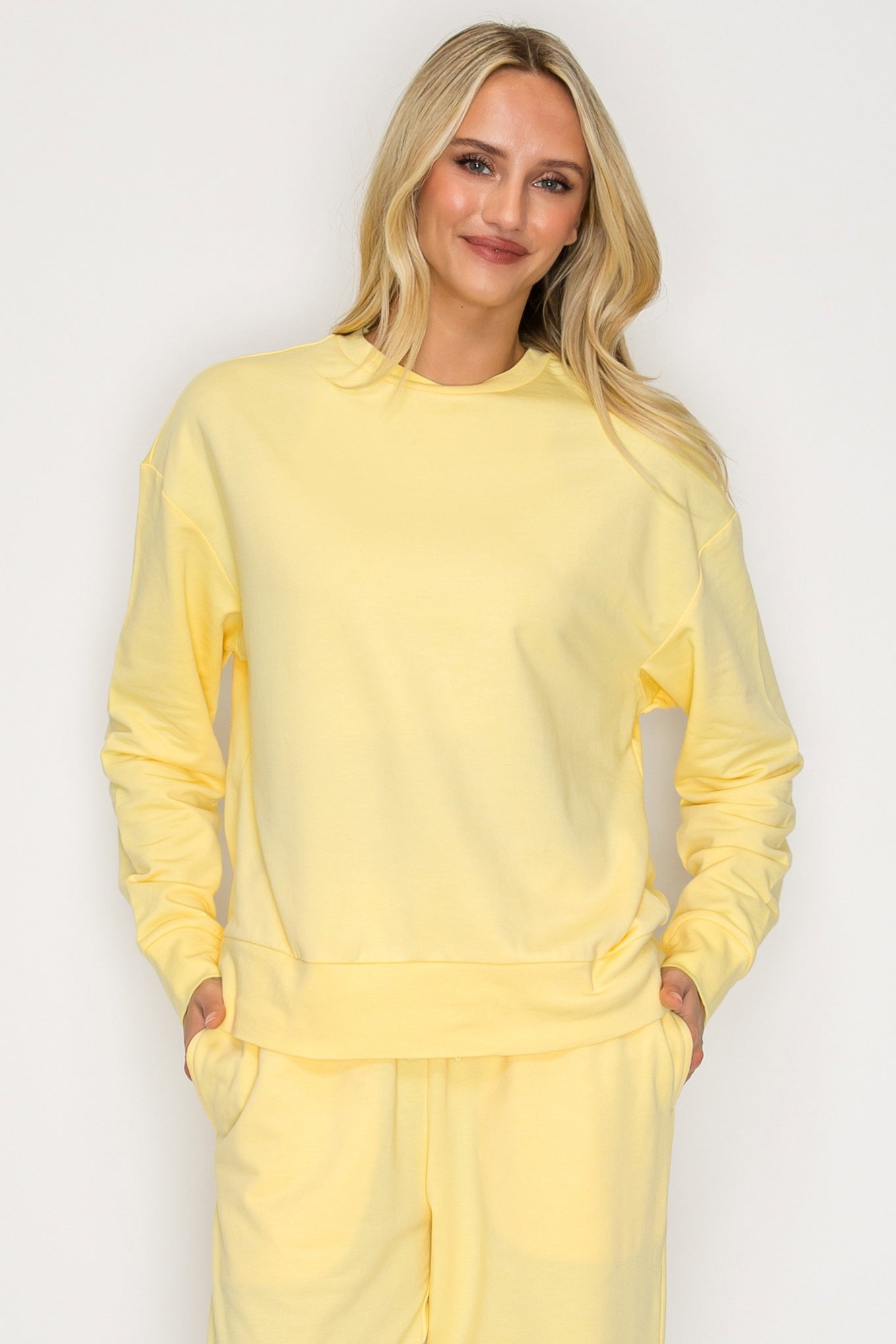Relaxed French Terry Crewneck Sweatshirt