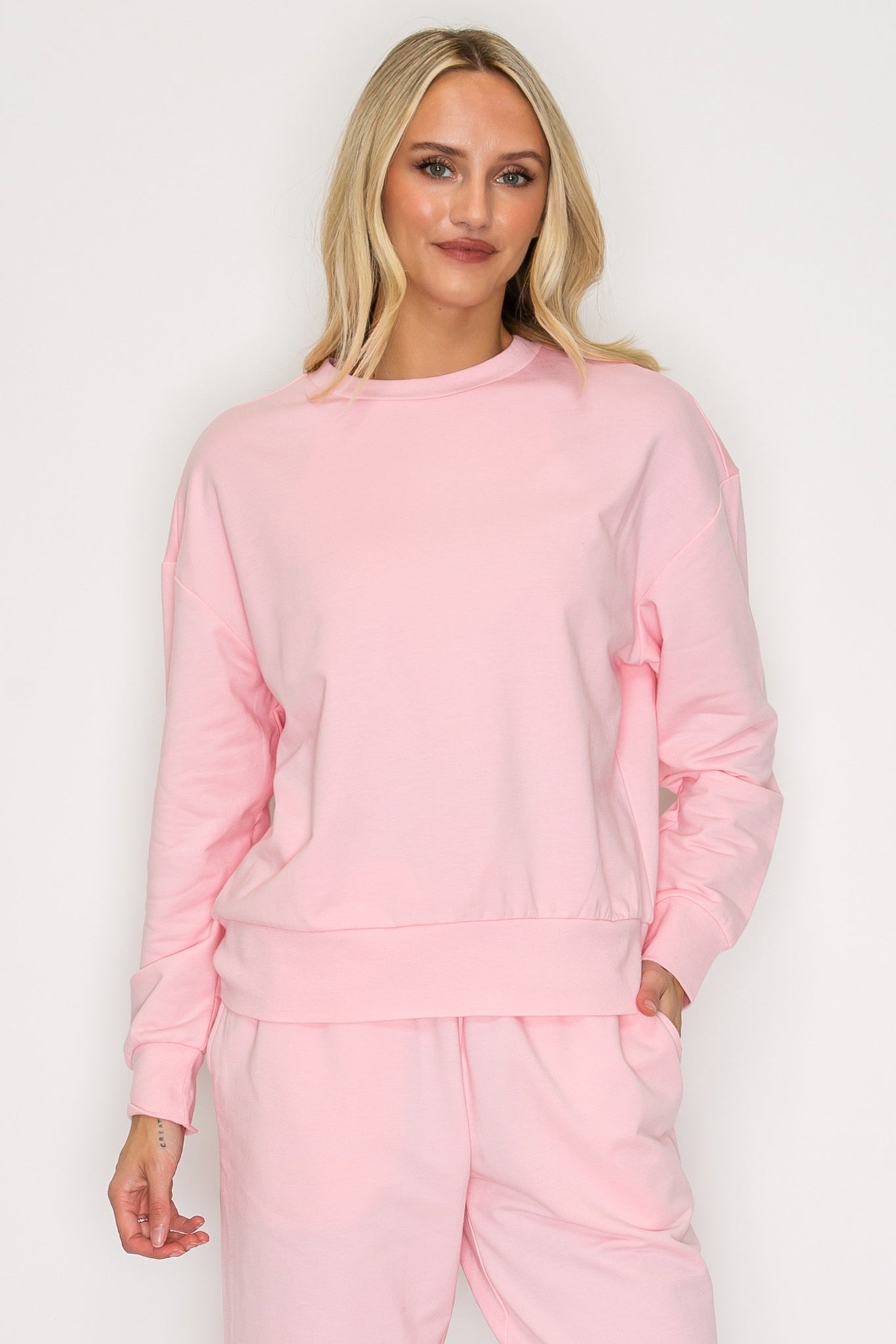 Relaxed French Terry Crewneck Sweatshirt
